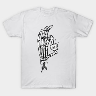 Pen and paper ok sign rescue throw T-Shirt